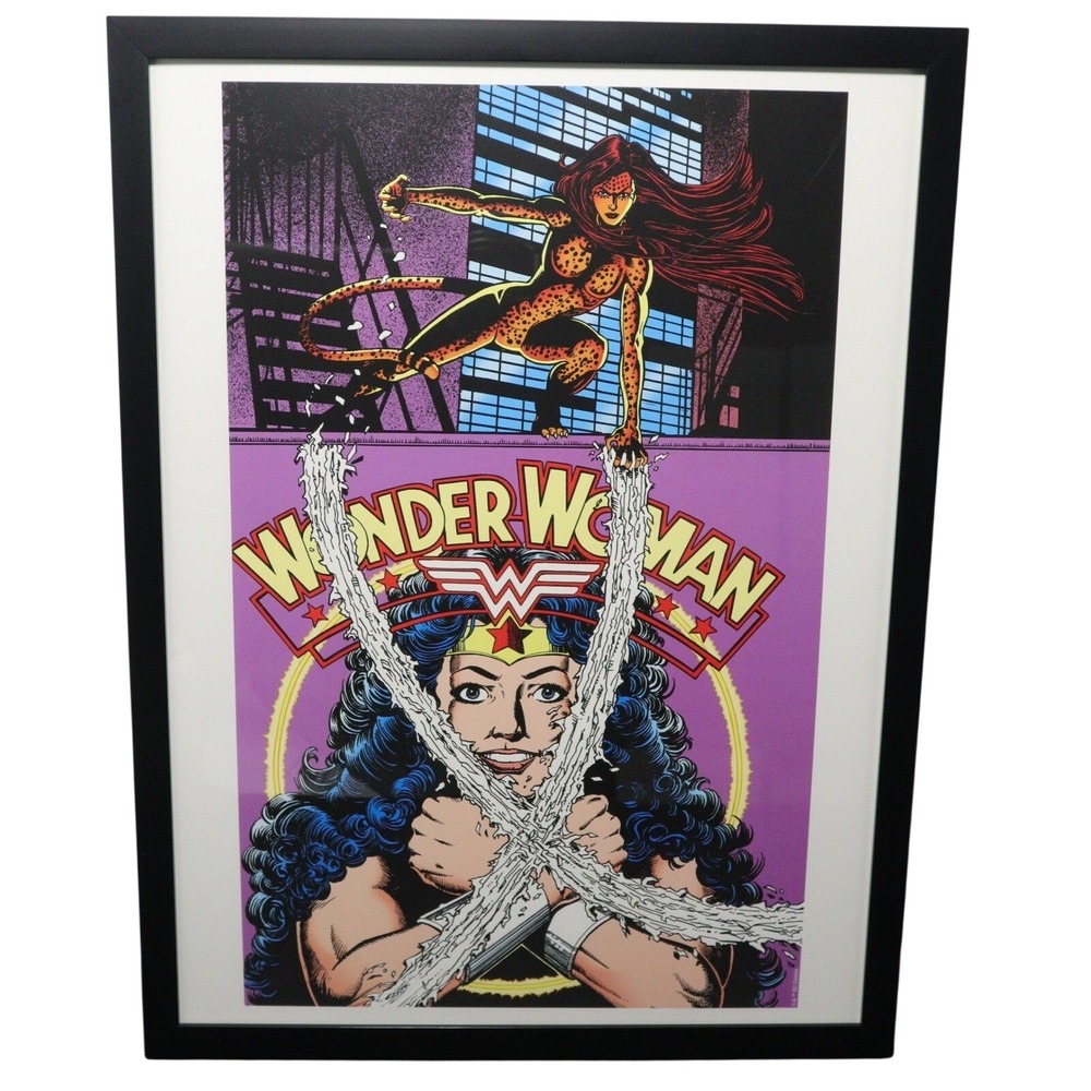 DC Comics Framed Art Wonder Woman George Perez Cover #Art 12x16